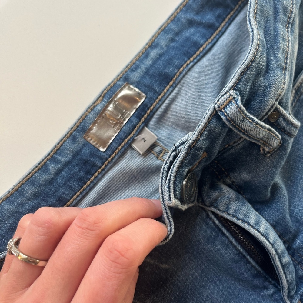 Kut from the Kloth Blue Straight Leg Jeans - Picture 6 of 8